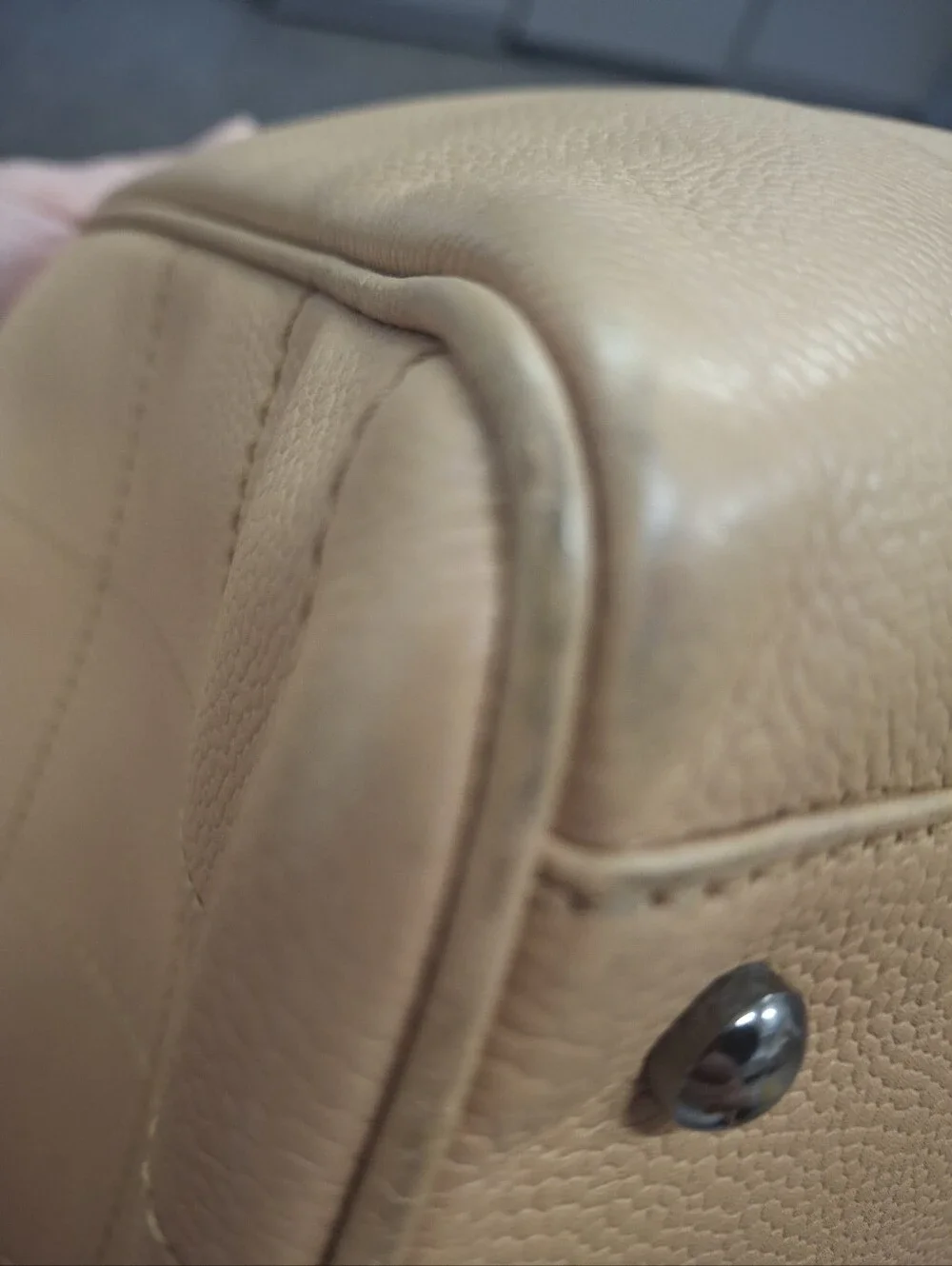 Chanel Chocolate Tote Beige